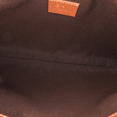 GG Nylon Top Zip Clutch