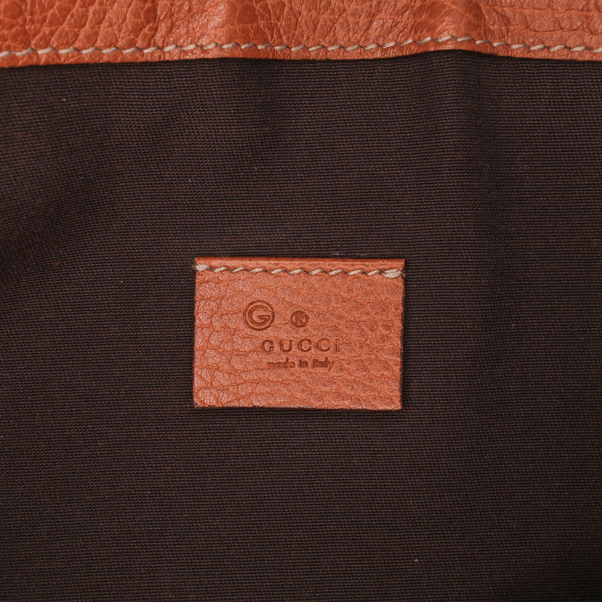 GG Nylon Top Zip Clutch