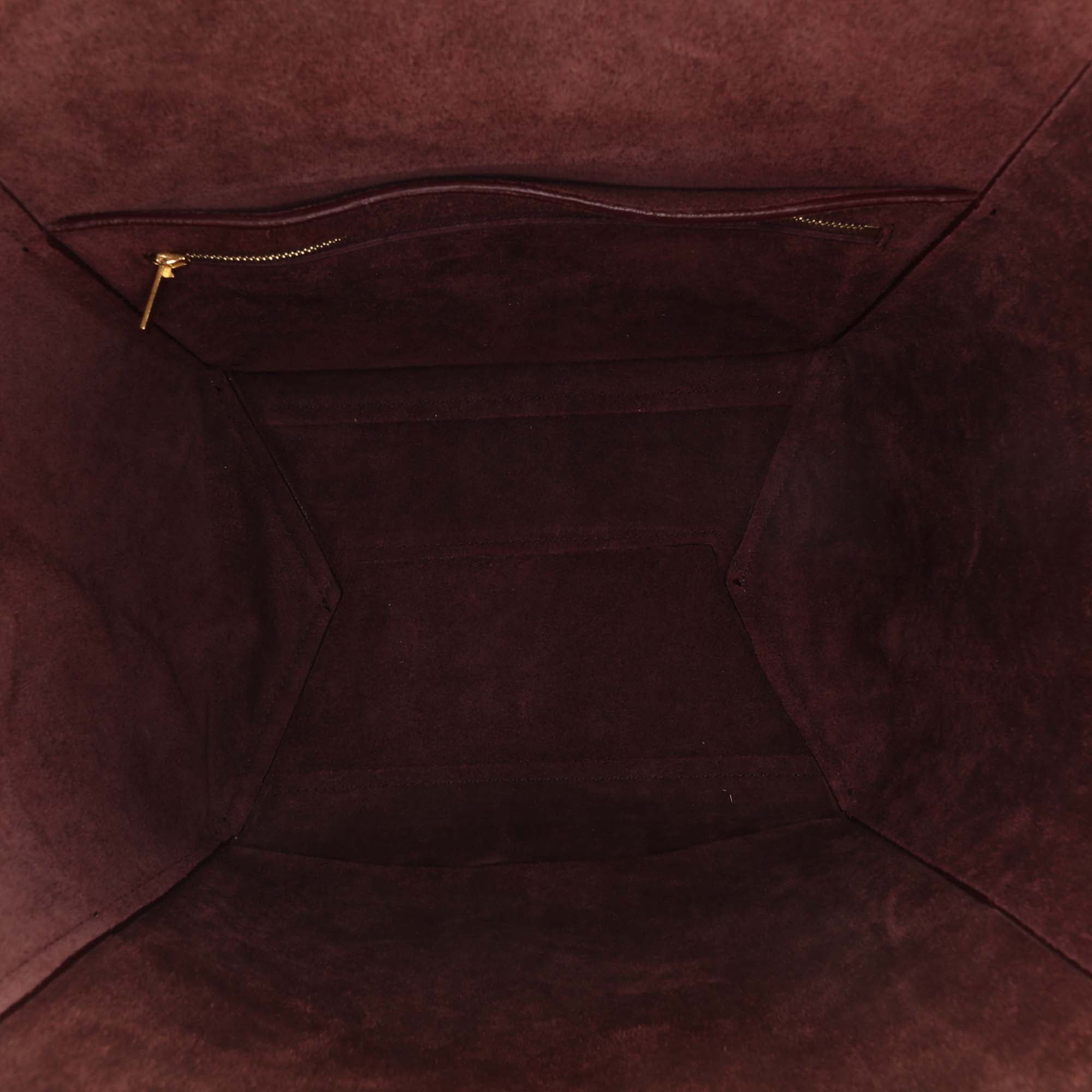 Medium Leather Seau Sangle Bucket Bag