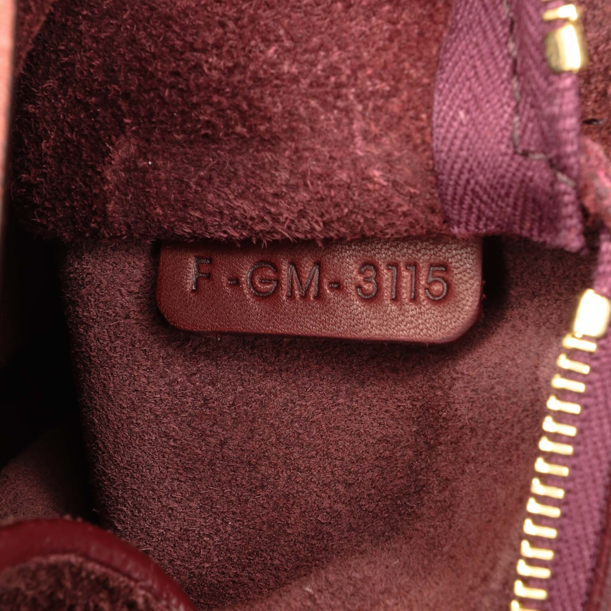 Medium Leather Seau Sangle Bucket Bag