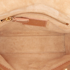 Mini Metallic Lambskin Cannage Lady Dior