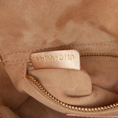 Mini Metallic Lambskin Cannage Lady Dior