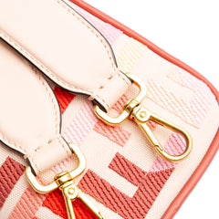 Mini Zucca Embroidered Baguette Satchel