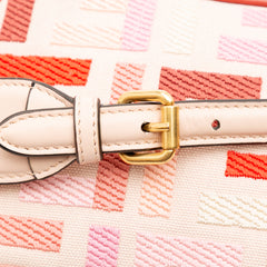 Mini Zucca Embroidered Baguette Satchel