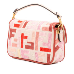Mini Zucca Embroidered Baguette Satchel
