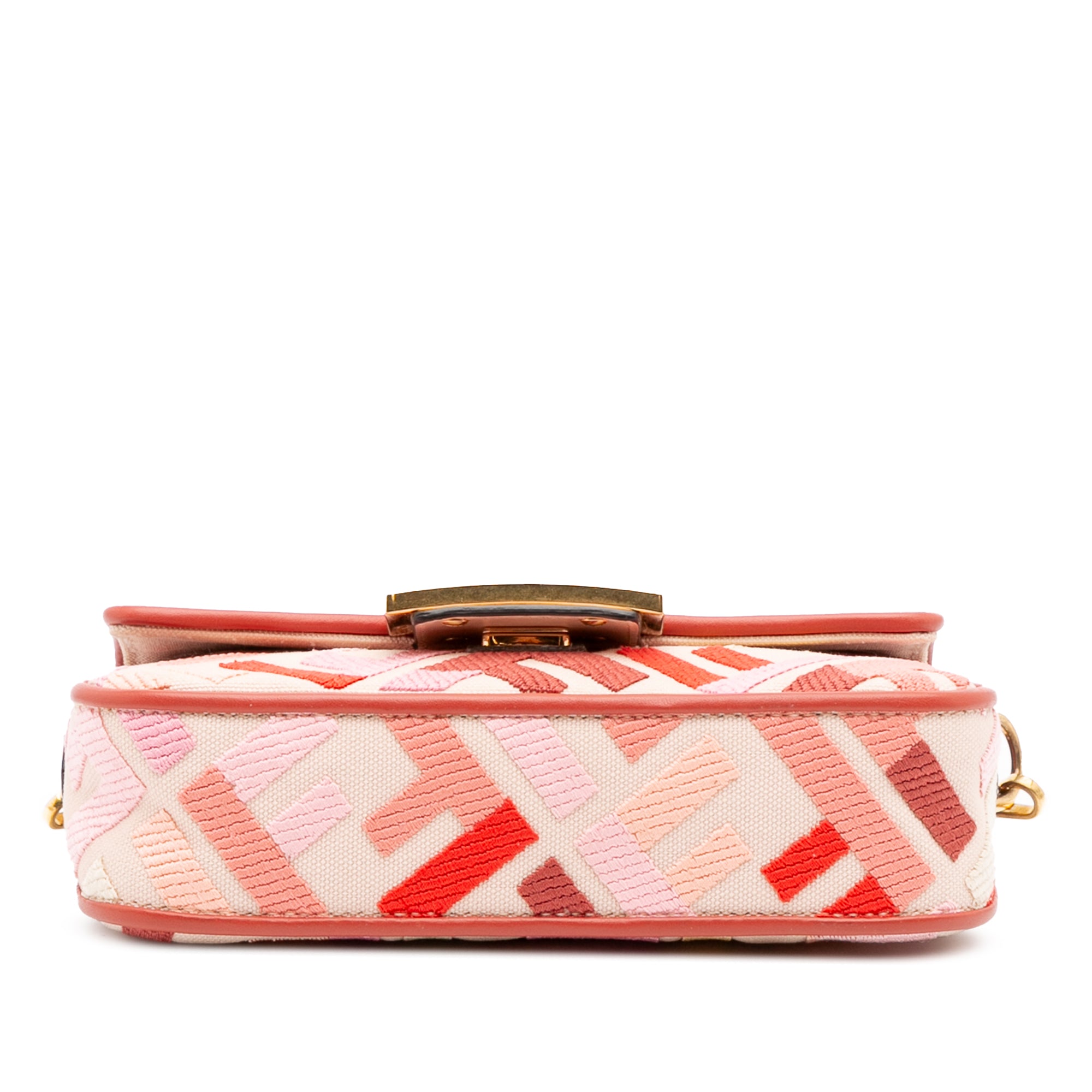 Mini Zucca Embroidered Baguette Satchel
