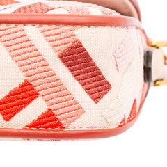 Mini Zucca Embroidered Baguette Satchel