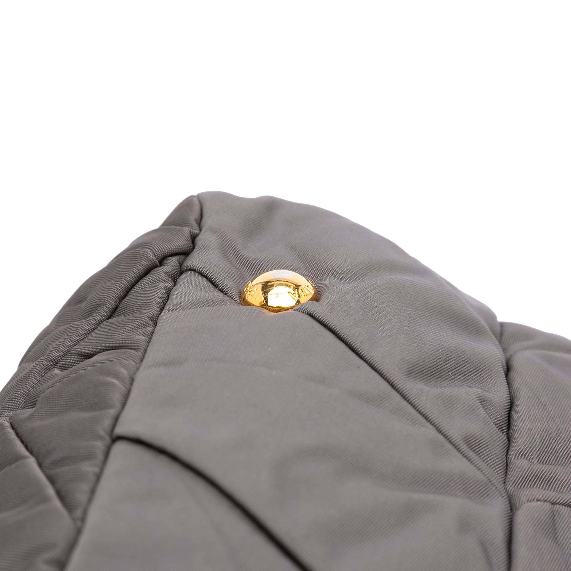 Chevron Quilted Tessuto Dome Satchel
