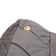 Chevron Quilted Tessuto Dome Satchel