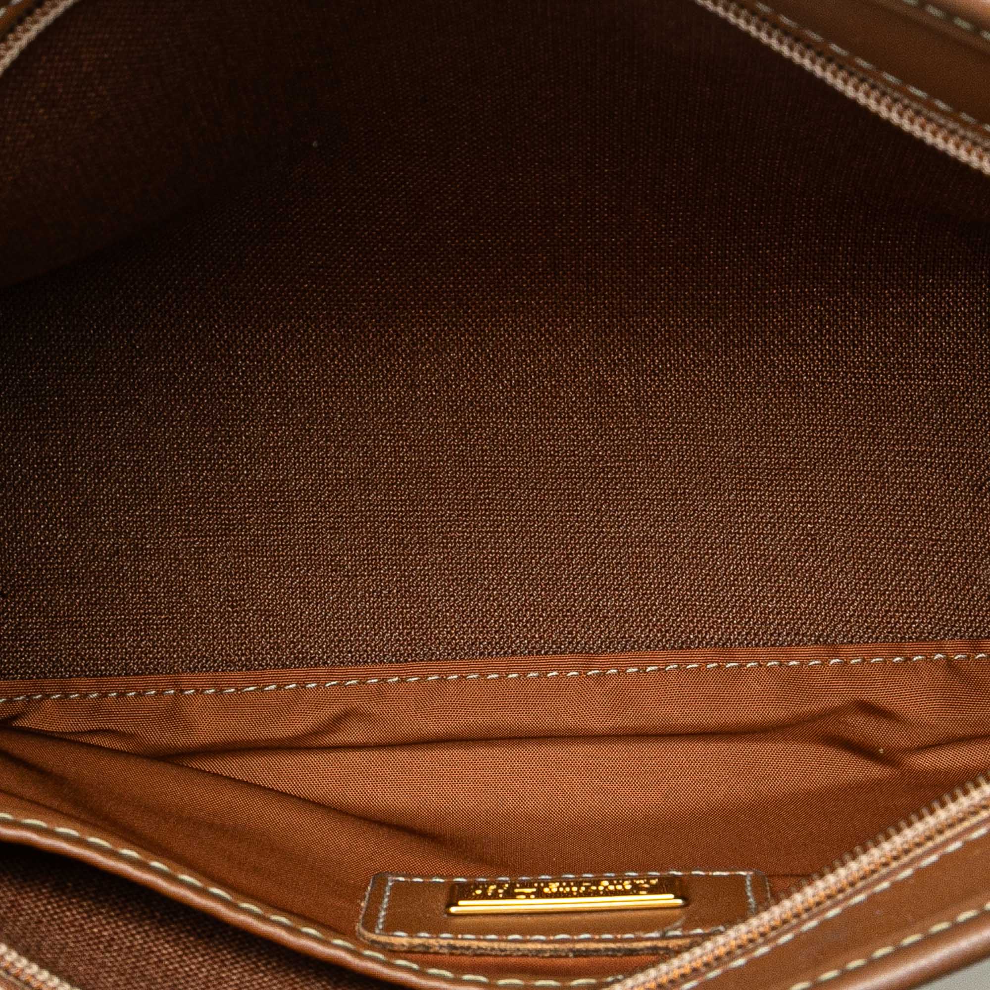 Honeycomb Coated Canvas Clutch