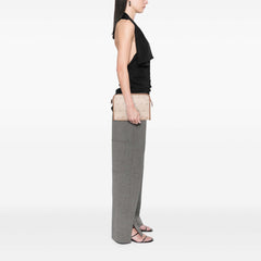 Honeycomb Coated Canvas Clutch