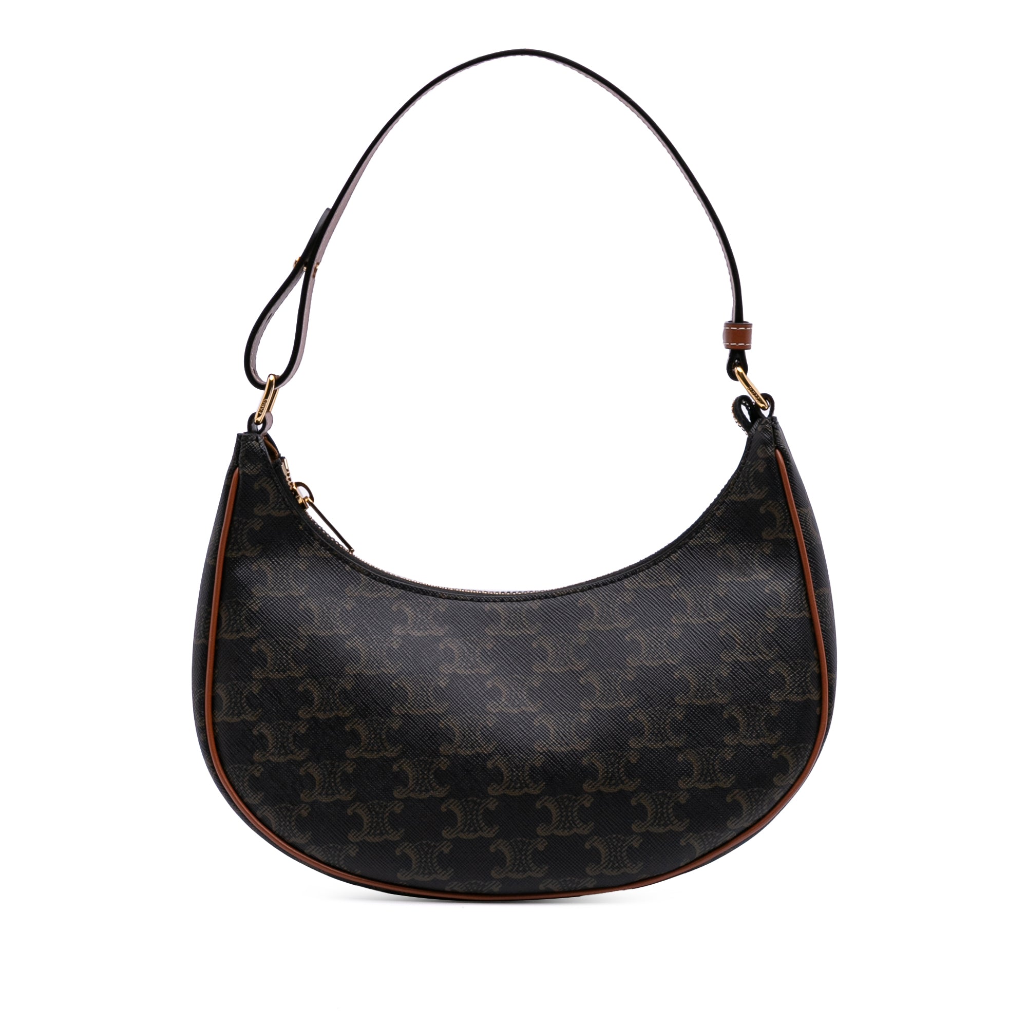 Triomphe Coated Canvas Ava Shoulder Bag