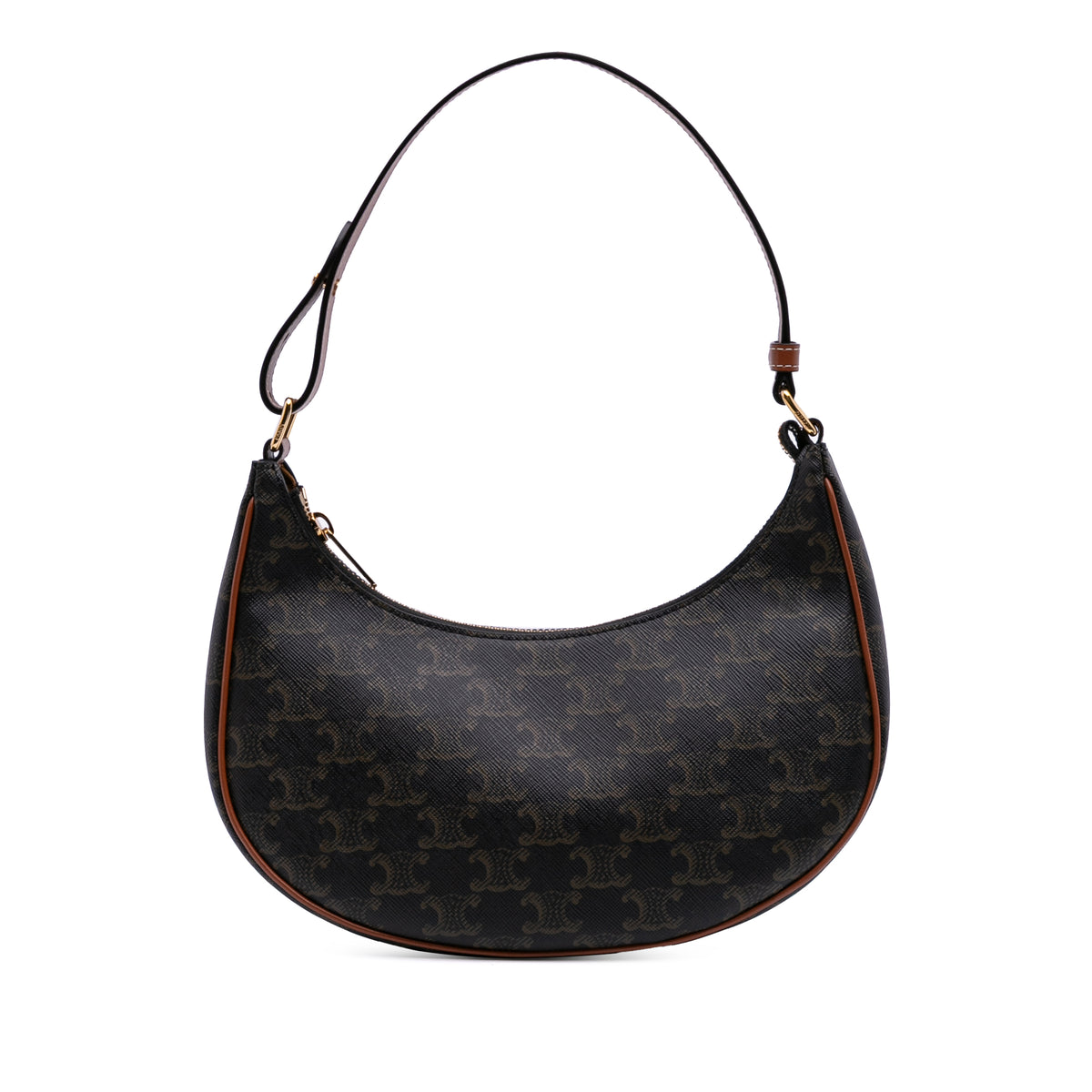 Triomphe Coated Canvas Ava Shoulder Bag