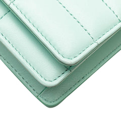 Quilted Leather Lola Clutch on Chain