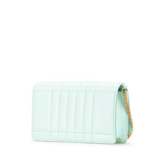 Quilted Leather Lola Clutch on Chain