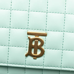 Quilted Leather Lola Clutch on Chain