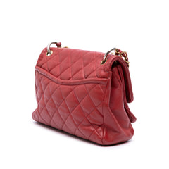 Small Quilted Lambskin Chain Link Flap