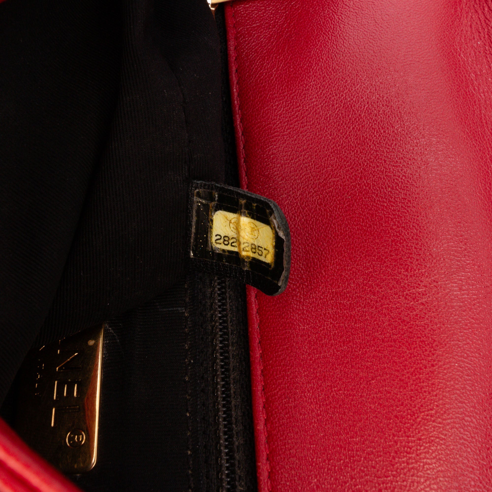 Small Quilted Lambskin Chain Link Flap