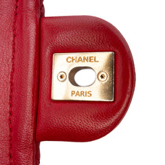 Small Quilted Lambskin Chain Link Flap