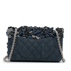 Reissue Camellia Denim Shoulder Bag