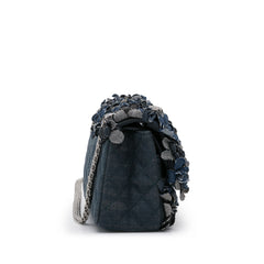 Reissue Camellia Denim Shoulder Bag