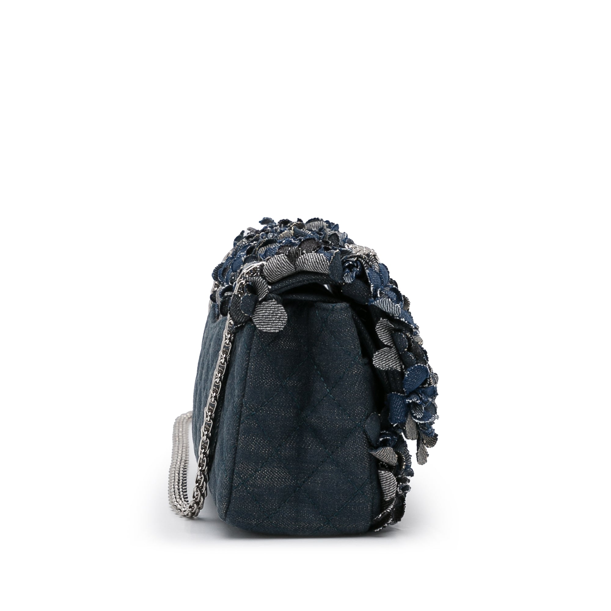 Reissue Camellia Denim Shoulder Bag