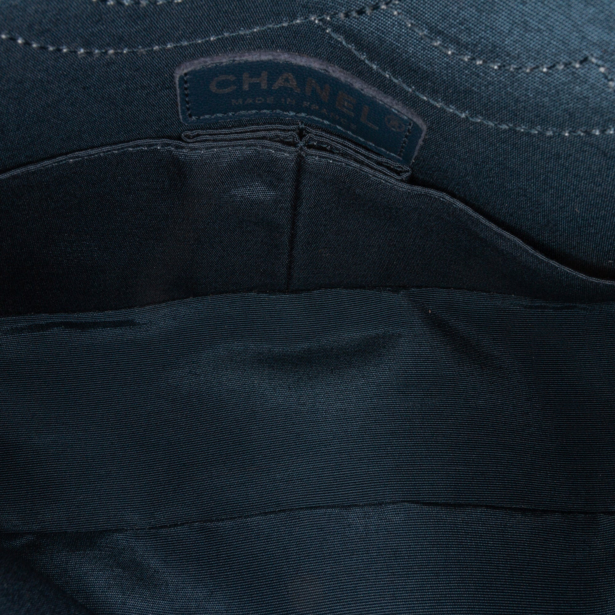Reissue Camellia Denim Shoulder Bag