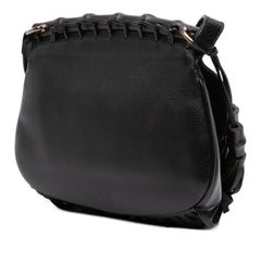 Small Leather Bamboo Nouveau Fringe Crossbody