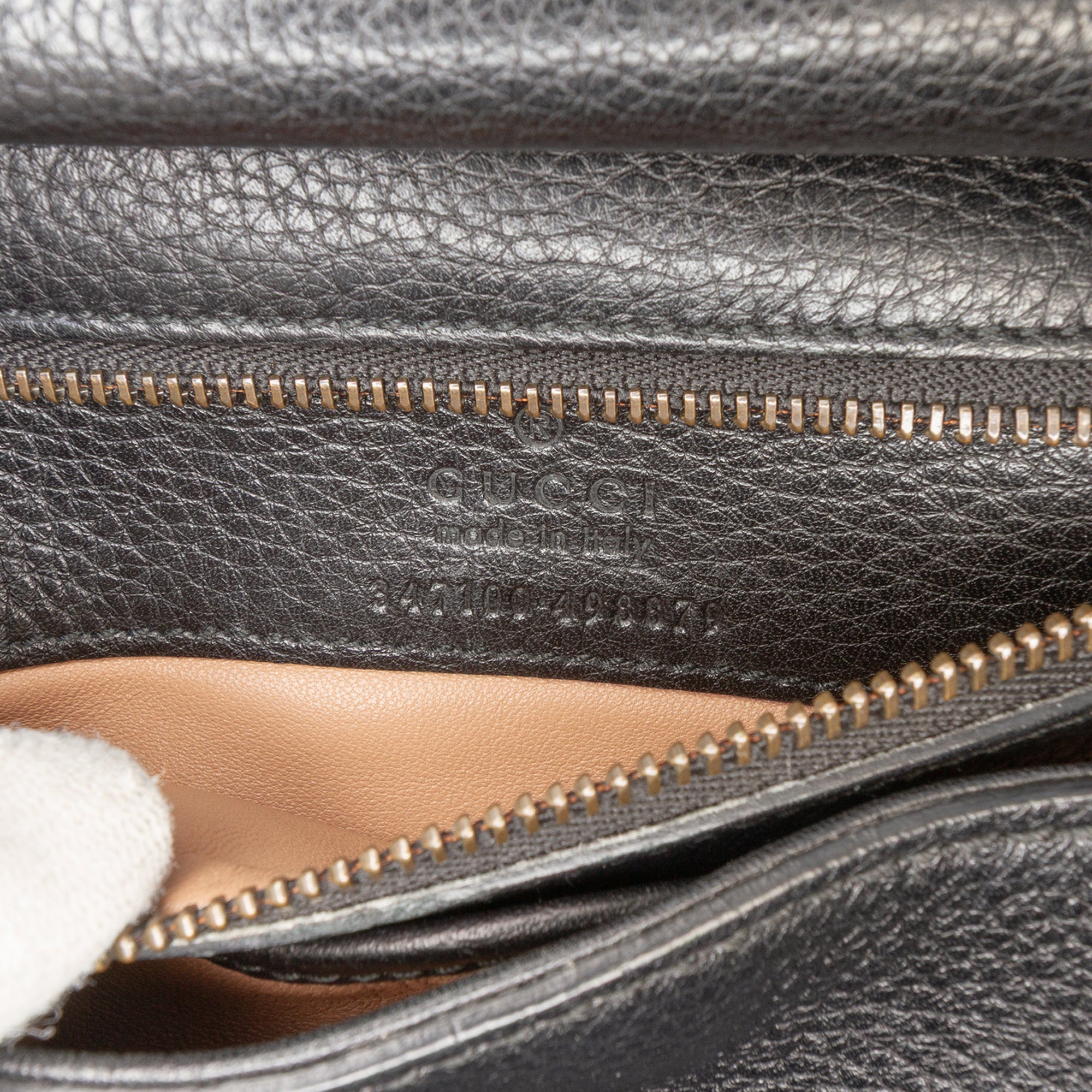 Small Leather Bamboo Nouveau Fringe Crossbody