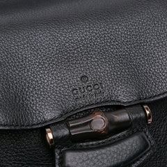 Small Leather Bamboo Nouveau Fringe Crossbody