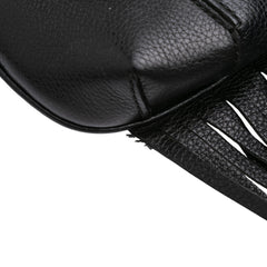 Small Leather Bamboo Nouveau Fringe Crossbody