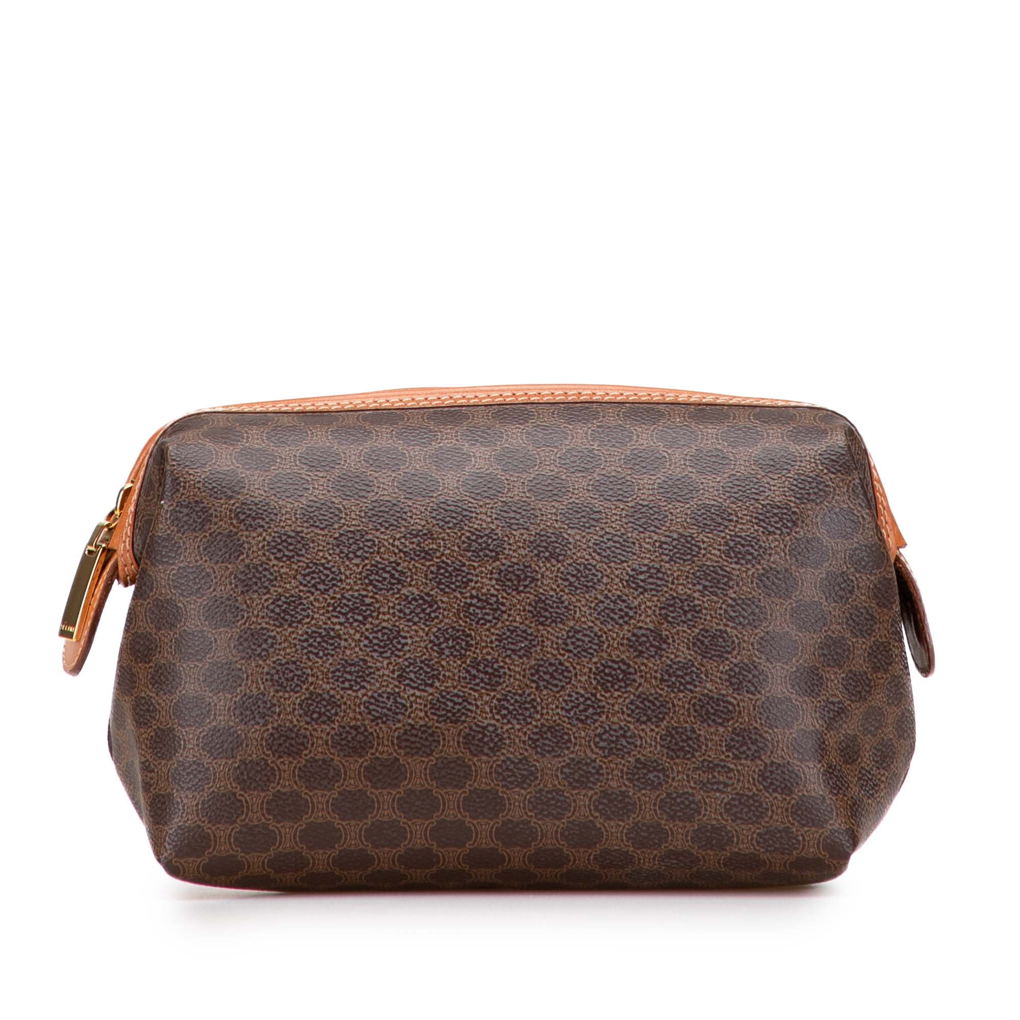 Macadam Coated Canvas Pouch