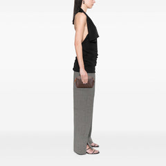 Macadam Coated Canvas Pouch