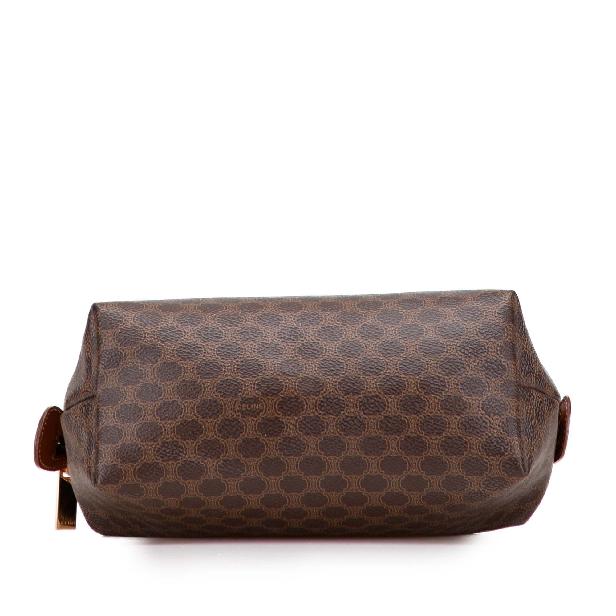 Macadam Coated Canvas Pouch