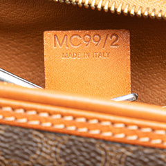 Macadam Coated Canvas Pouch