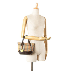 Haymarket Check Canvas Handbag