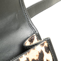 Pony Hair Leopard Print 30 Montaigne Flap