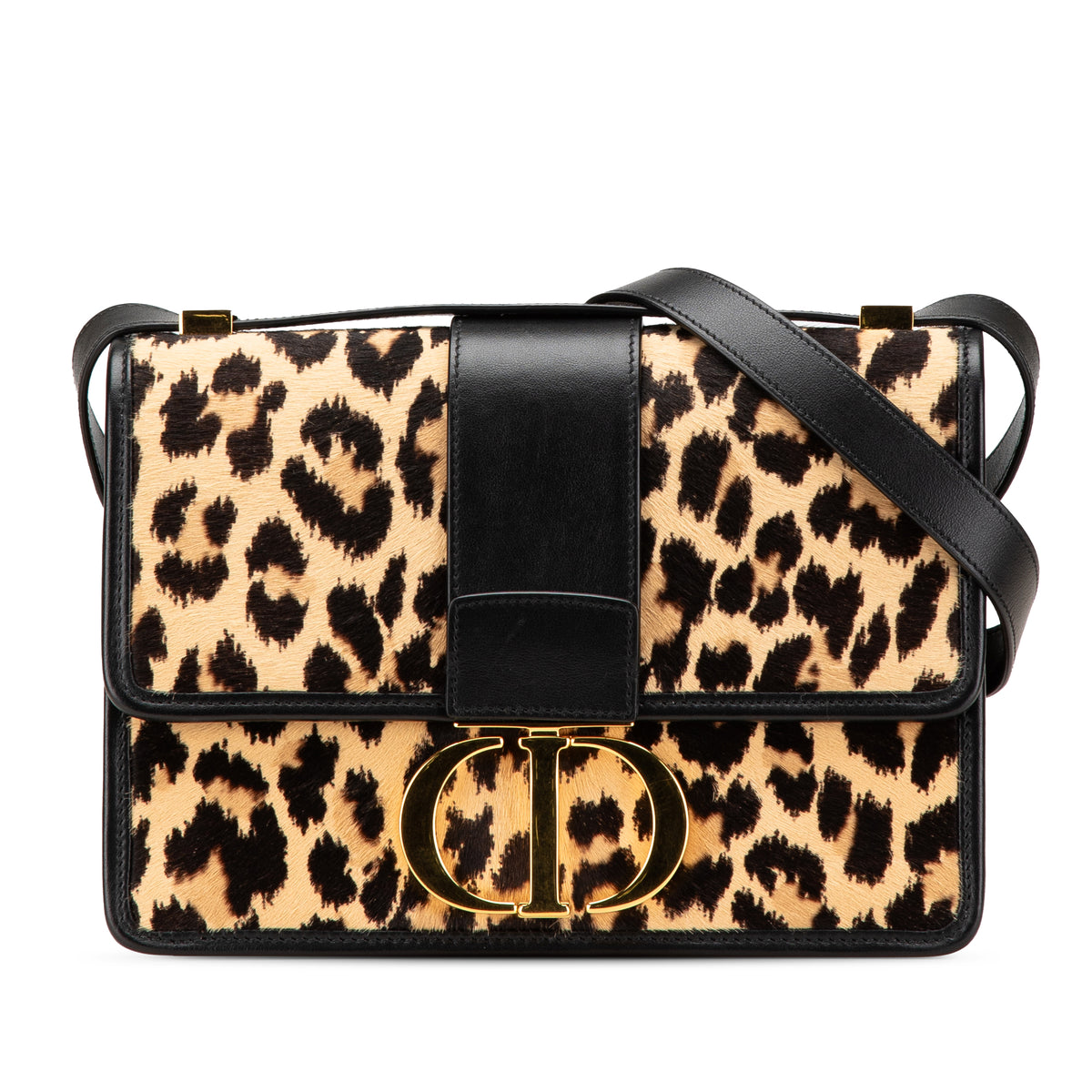 Pony Hair Leopard Print 30 Montaigne Flap