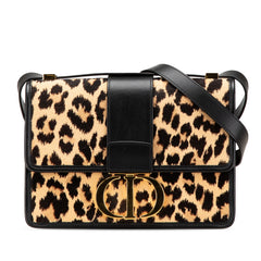 Pony Hair Leopard Print 30 Montaigne Flap