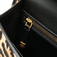 Pony Hair Leopard Print 30 Montaigne Flap