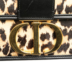 Pony Hair Leopard Print 30 Montaigne Flap
