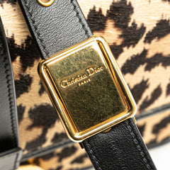 Pony Hair Leopard Print 30 Montaigne Flap