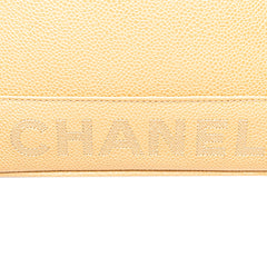 Caviar Logo Chain Shoulder Bag