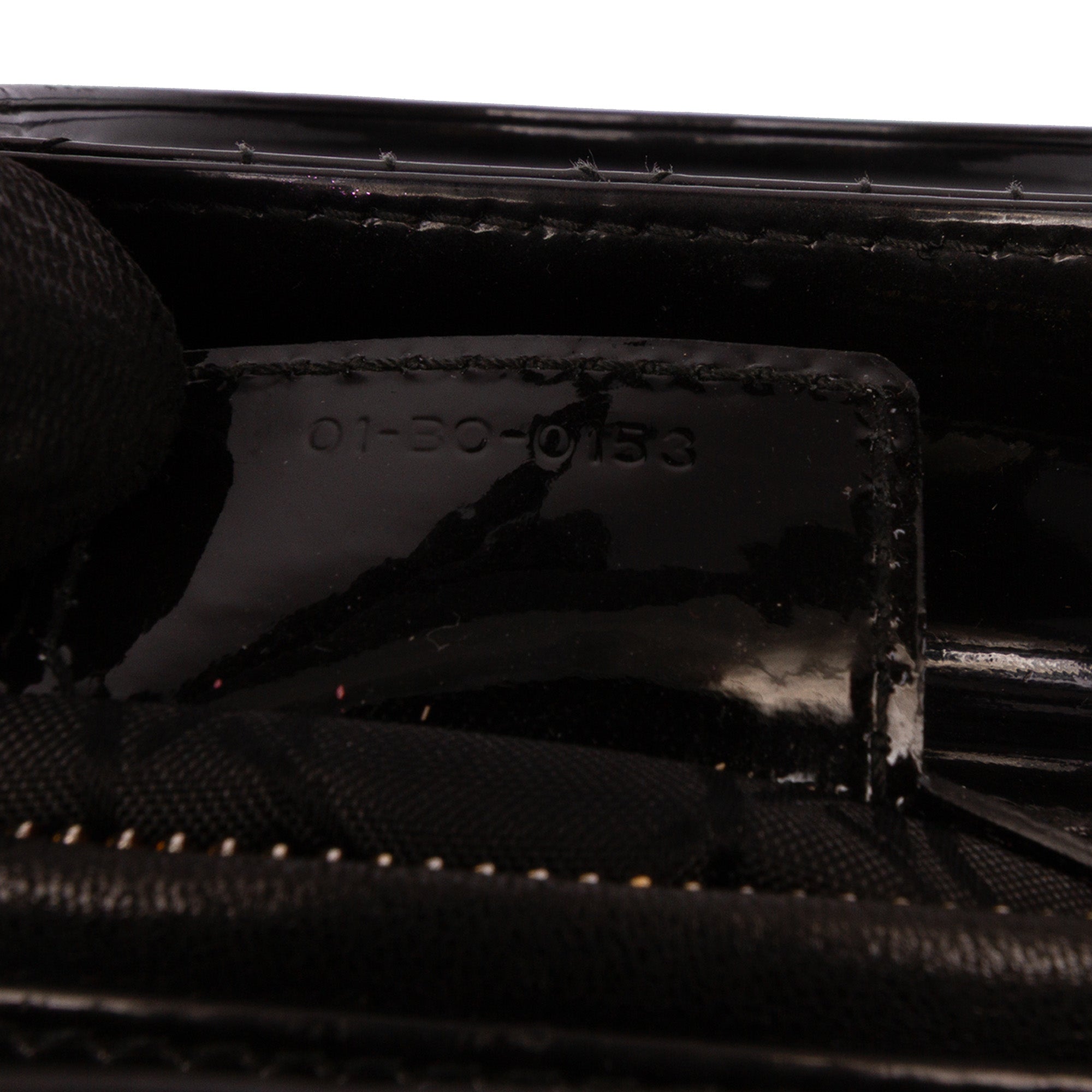 Medium Patent Cannage Lady Dior