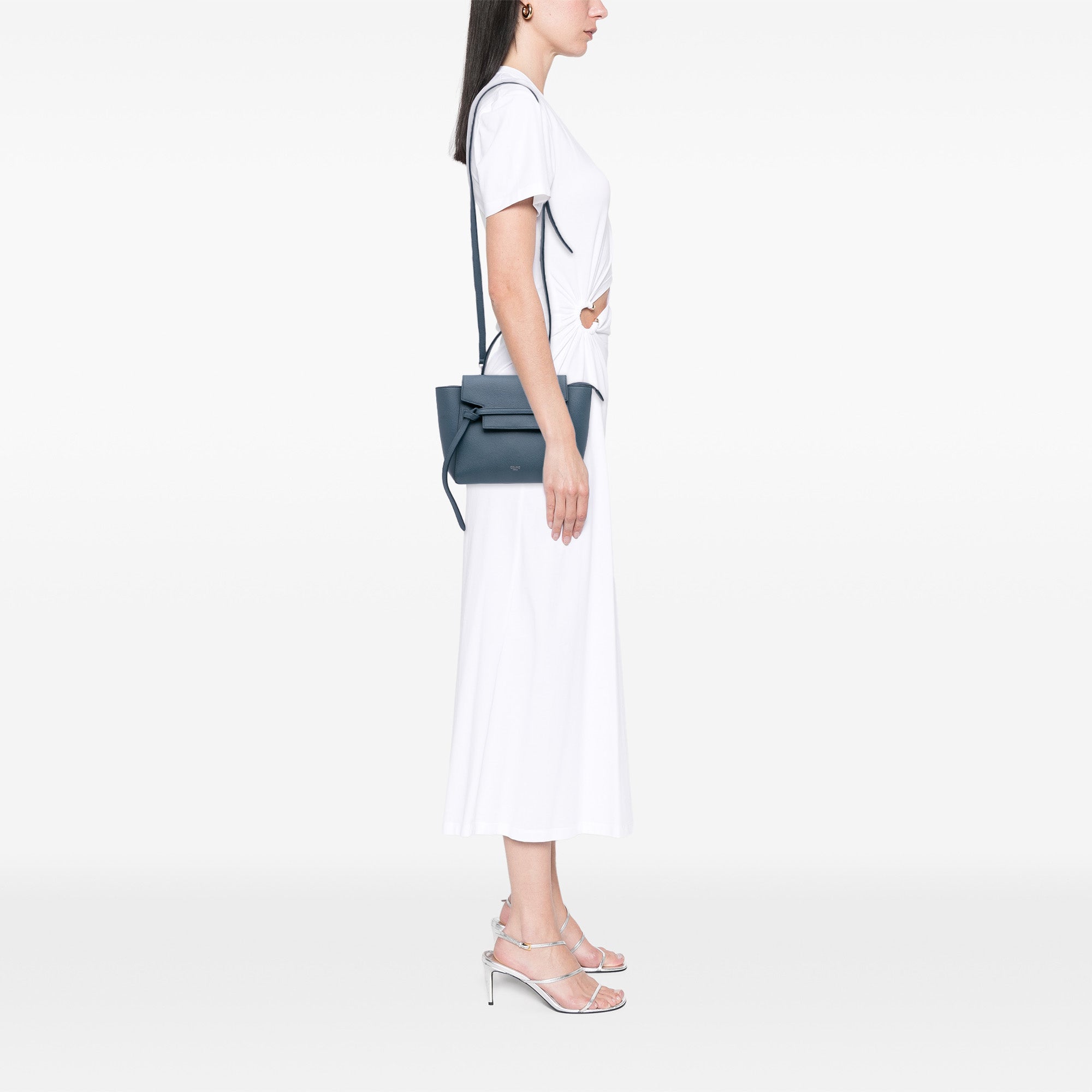 Nano Leather Belt Satchel