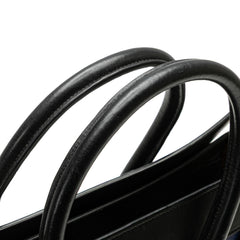 Micro Tricolor Leather Luggage Tote