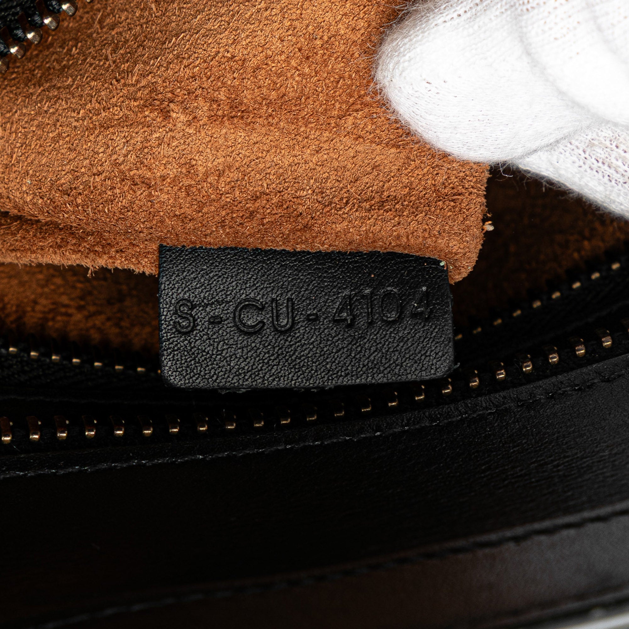 Micro Tricolor Leather Luggage Tote