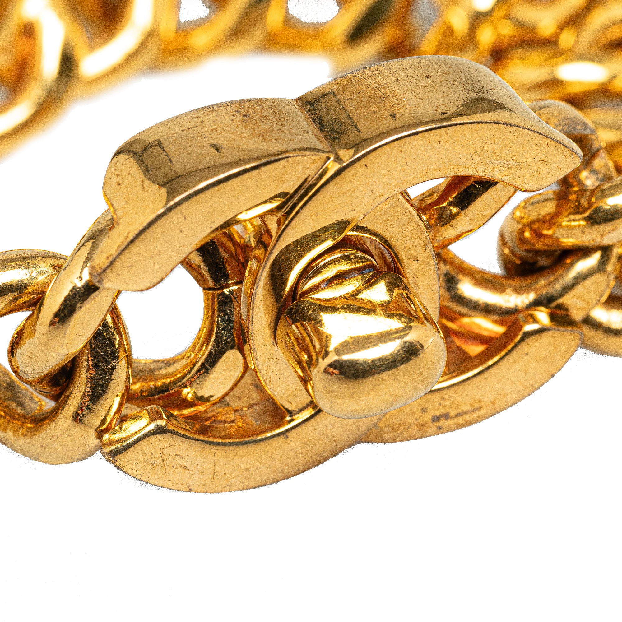 CC Turnlock Chain Bracelet