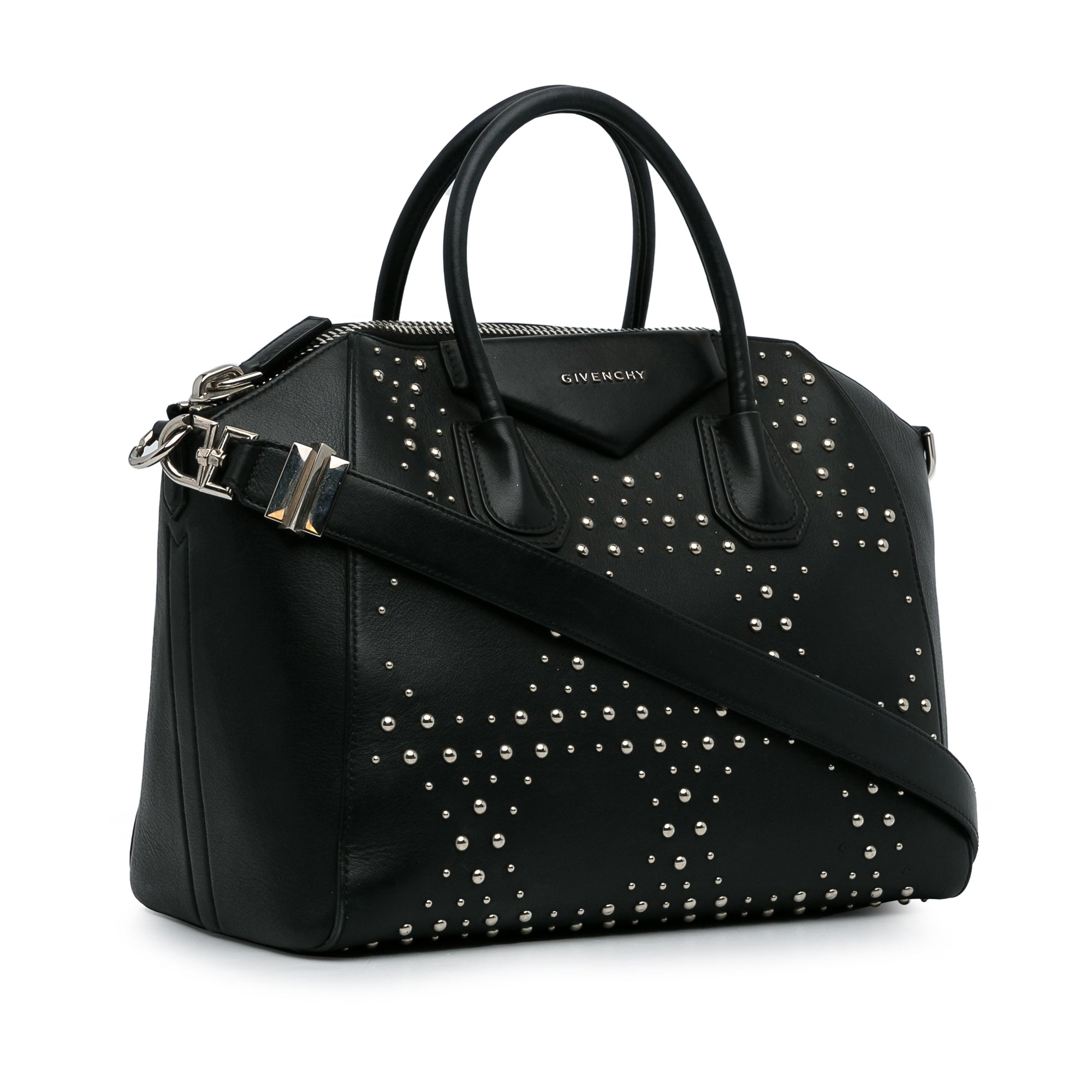 Medium Studded Leather Antigona