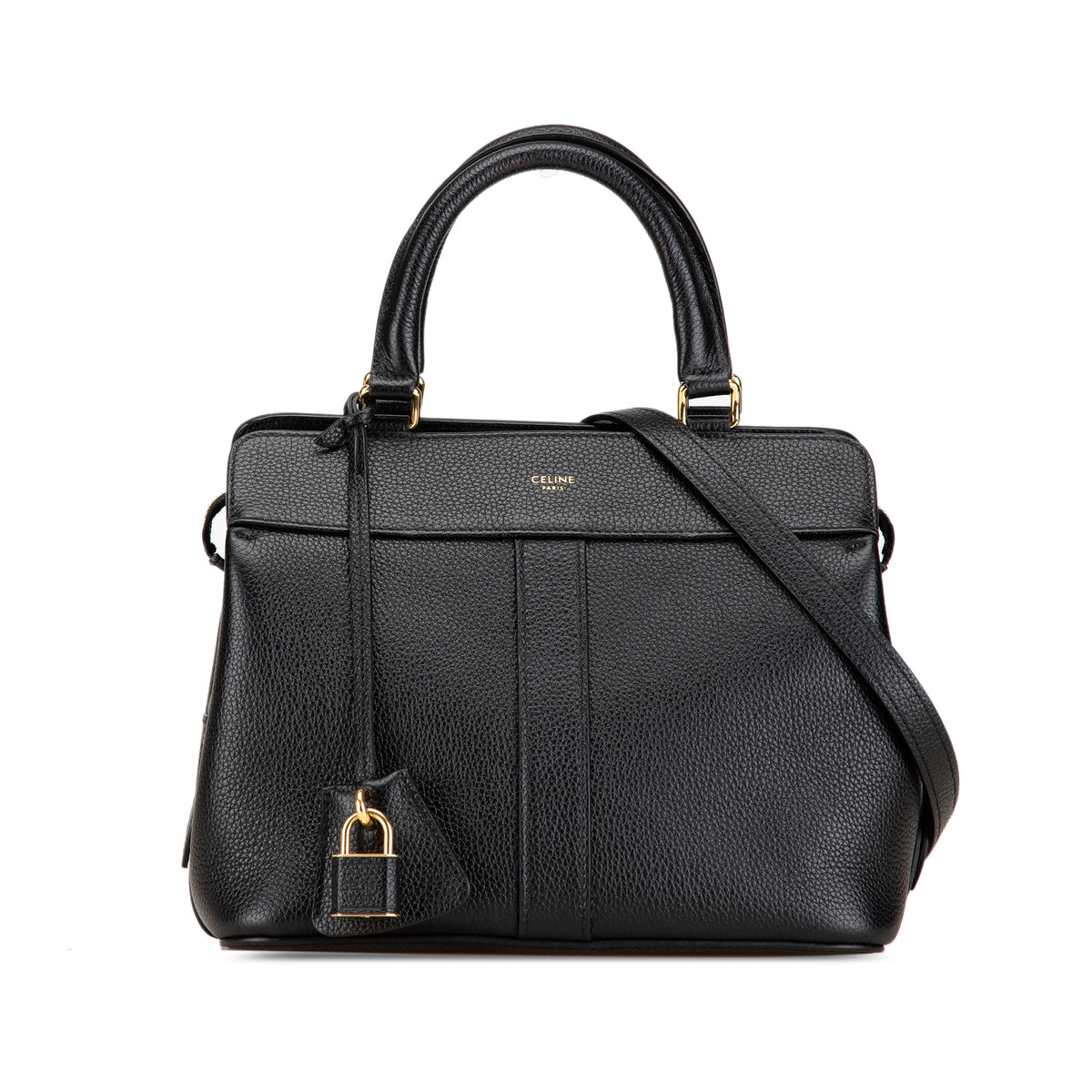 Small Cabas de France Leather Satchel